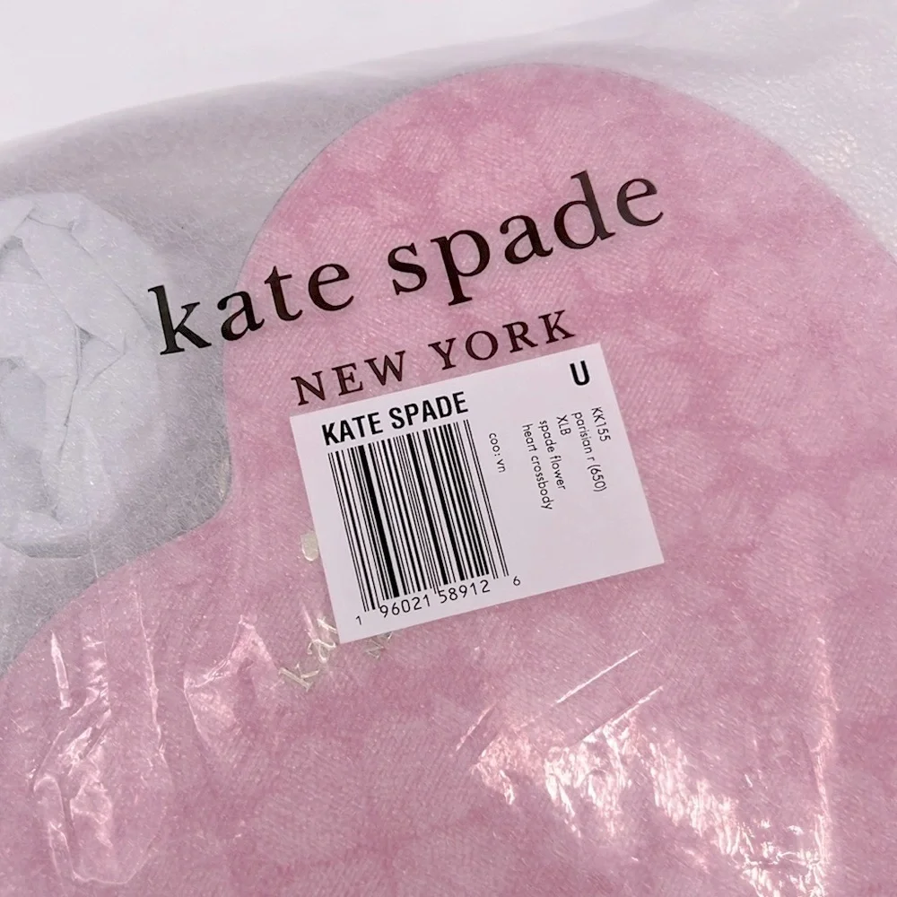 Kate Spade Love Shack Spade Flower Heart Crossbody Parisian Rose